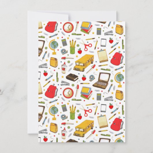 先生評価サンキューカード サンキューカード (裏面)