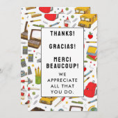 先生評価サンキューカード サンキューカード (正面/裏面)