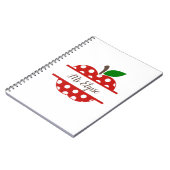 先生評価ノートブック – Apple Split ノートブック (左側)