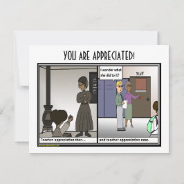 先生評価フラットカード サンキューカード