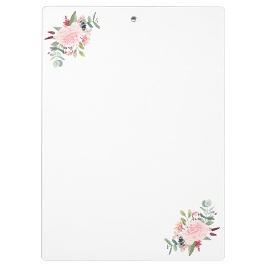 先生評価フローラ パーソナライズされた クリップボード (裏面)