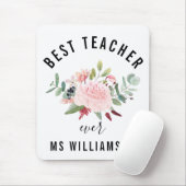 先生評価フローラ パーソナライズされた  マウスパッド (マウス)