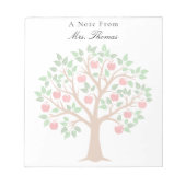 先生評価先生メモ ノートパッド (正面)