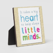 先生評価引用文 フォトプラーク (正面)