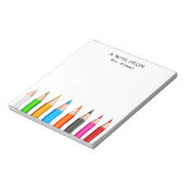 先生評価新学期の供給 ノートパッド (回転)