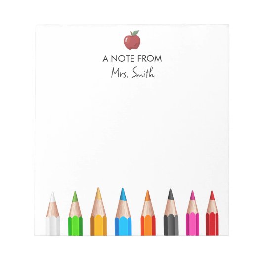 先生評価新学期供給Apple ノートパッド (正面)