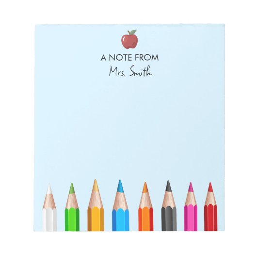 先生評価新学期供給Apple ノートパッド (正面)