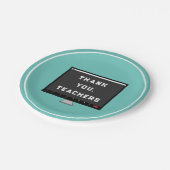 先生評価紙プレート ペーパープレート (アングル)