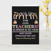 先生評価週 カード (黄色い花)