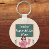 先生評価週 キーホルダー (正面)