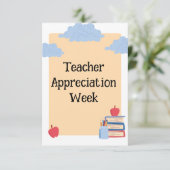 先生評価週 サンキューカード (スタンド正面)