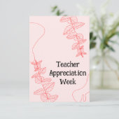 先生評価週 サンキューカード (スタンド正面)