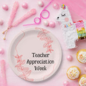 先生評価週 ペーパープレート (パーティー)