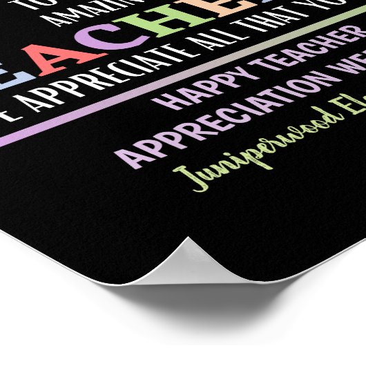 先生評価週 ポスター (角)