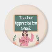 先生評価週 マグネット (正面)