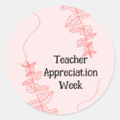 先生評価週 ラウンドシール (正面)