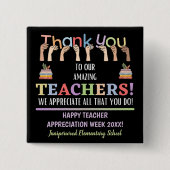 先生評価週 缶バッジ (正面)