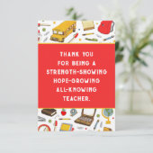 先生評価 サンキューカード (スタンド正面)