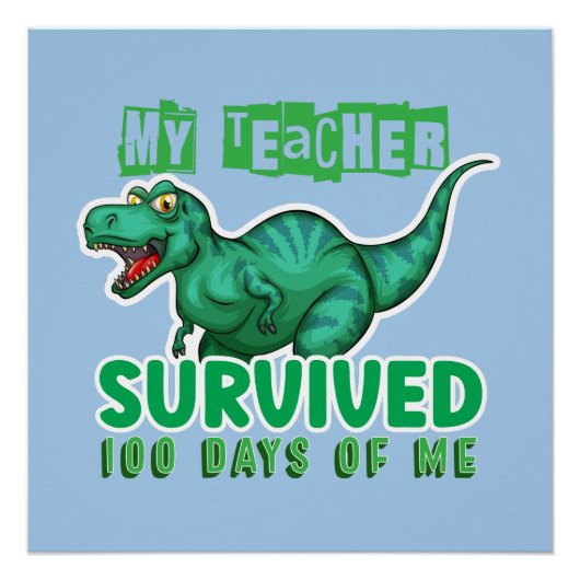 先生評価 |シャツ100日 ポスター (正面)