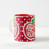 先生評価 ツートーンマグカップ (正面左)