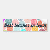 先生評価 バンパーステッカー (正面)