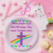 先生評価 ペーパープレート (パーティー)