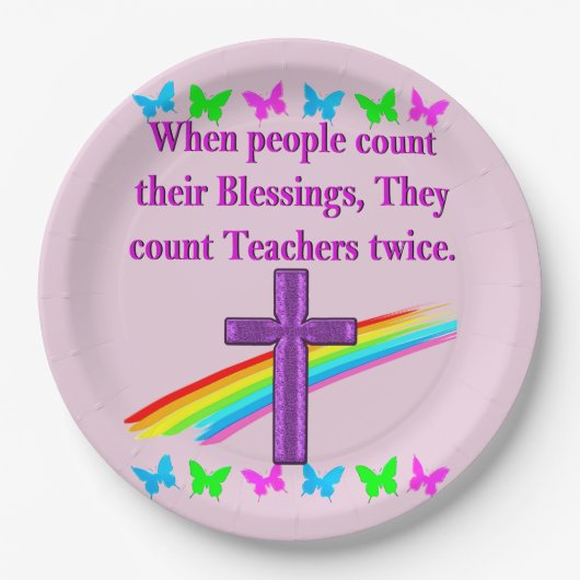 先生評価 ペーパープレート (正面)