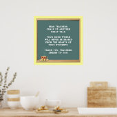 先生評価 ポスター (キッチン)