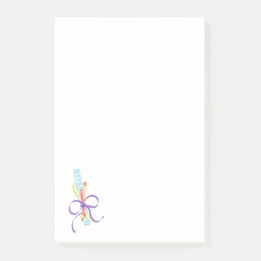 先生評価 ポストイット (正面)