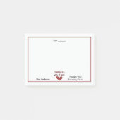 先生評価 ポストイット (正面)