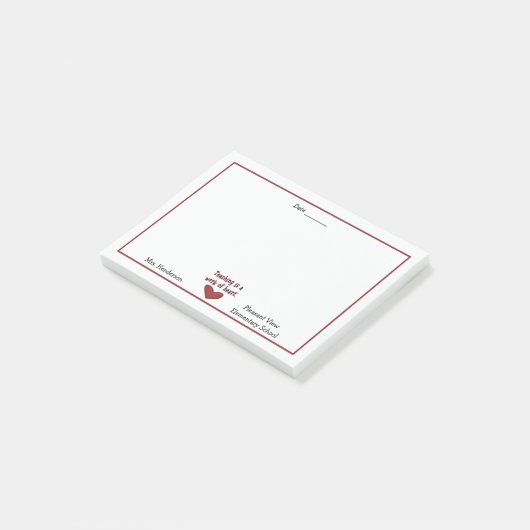 先生評価 ポストイット (アングル)