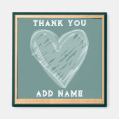 先生評価 マグネット (正面)