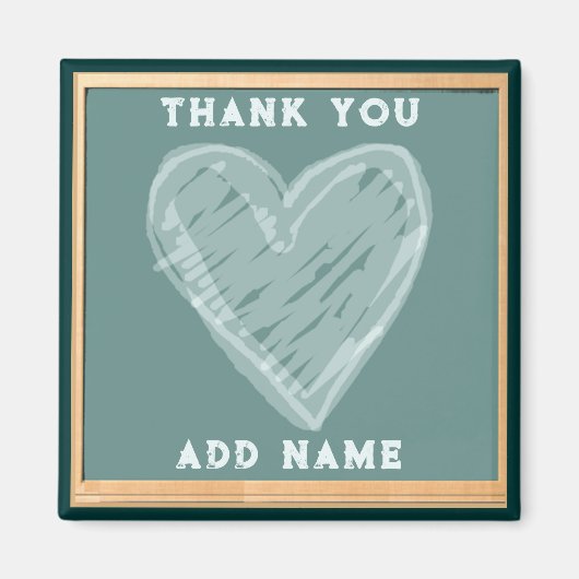 先生評価 マグネット (正面)