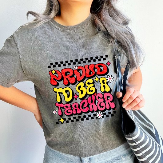 先生誇りを持ったレトロ-先生ギフト トライブレンドＴシャツ