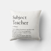 先生認識定義の白黒 クッション (裏面)