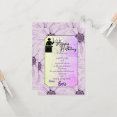 先生誕生日 カード (正面/裏面インサイチュ)