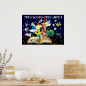 先生読- Literacy Poster 3 ポスター (キッチン)