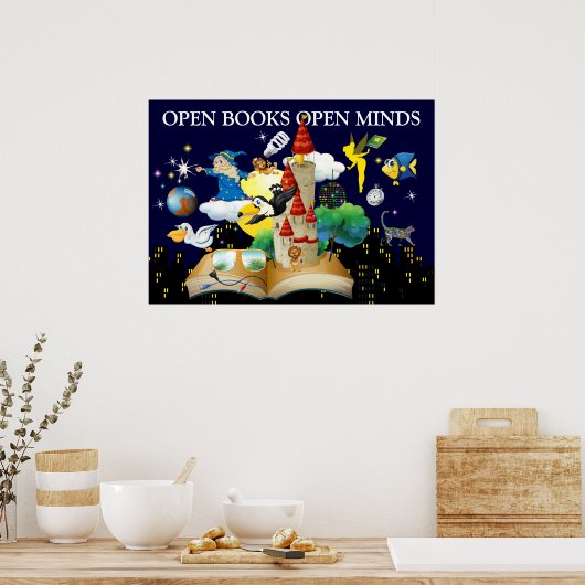 先生読- Literacy Poster - SRF ポスター (キッチン)