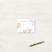 先生謝恩返し学校名算数シンプル術 ポストイット (デスク上)