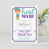 先生謝意お客様自身のギフトカード (スタンド正面)