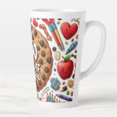 先生謝礼ギフト カフェラテマグ (右)