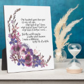 先生謝礼ギフト フォトプラーク (側面)