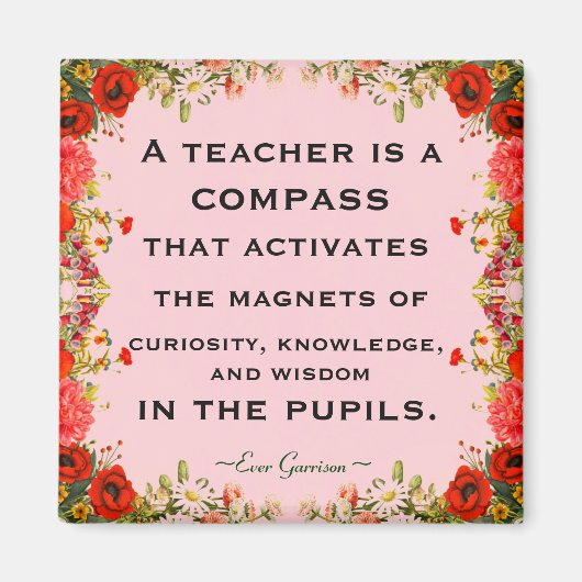 先生謝礼ギフト マグネット (正面)