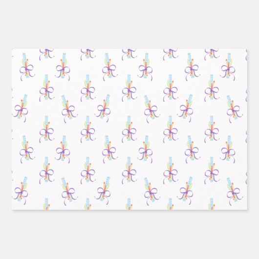 先生謝礼ギフト ラッピングペーパーシート (正面2)