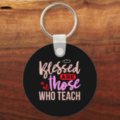 先生賛美アートは教え人 キーホルダー (正面)