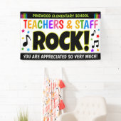 先生賞の週のロックバナー 横断幕 (インサイチュ)