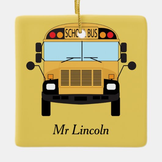 先生賞を受賞してあり素晴らしがとう セラミックオーナメント (正面)