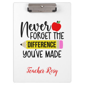 先生賞品クリップボード忘れあり クリップボード