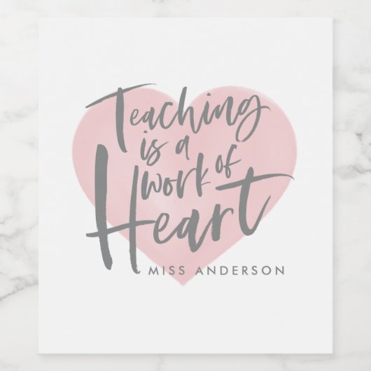 先生贈与 ワインラベル (シングルラベル)