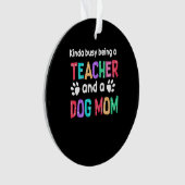先生贈与 |犬と先生の母であること オーナメント (正面)
